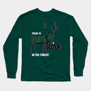A Glitch in the forest Long Sleeve T-Shirt